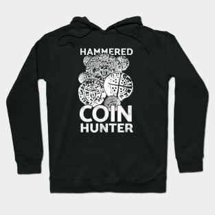 Metal detecting tshirt, hammered coin hunter Hoodie